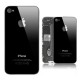 iPhone 4 Back Case - Black / White